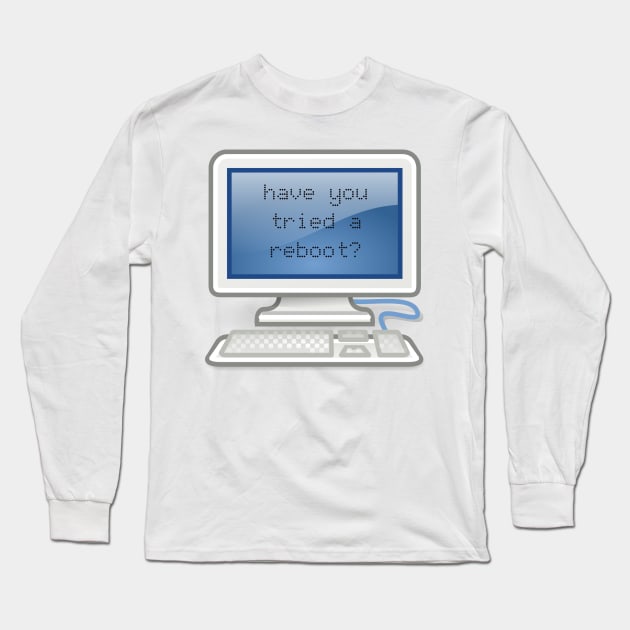 reboot Long Sleeve T-Shirt by Baloney